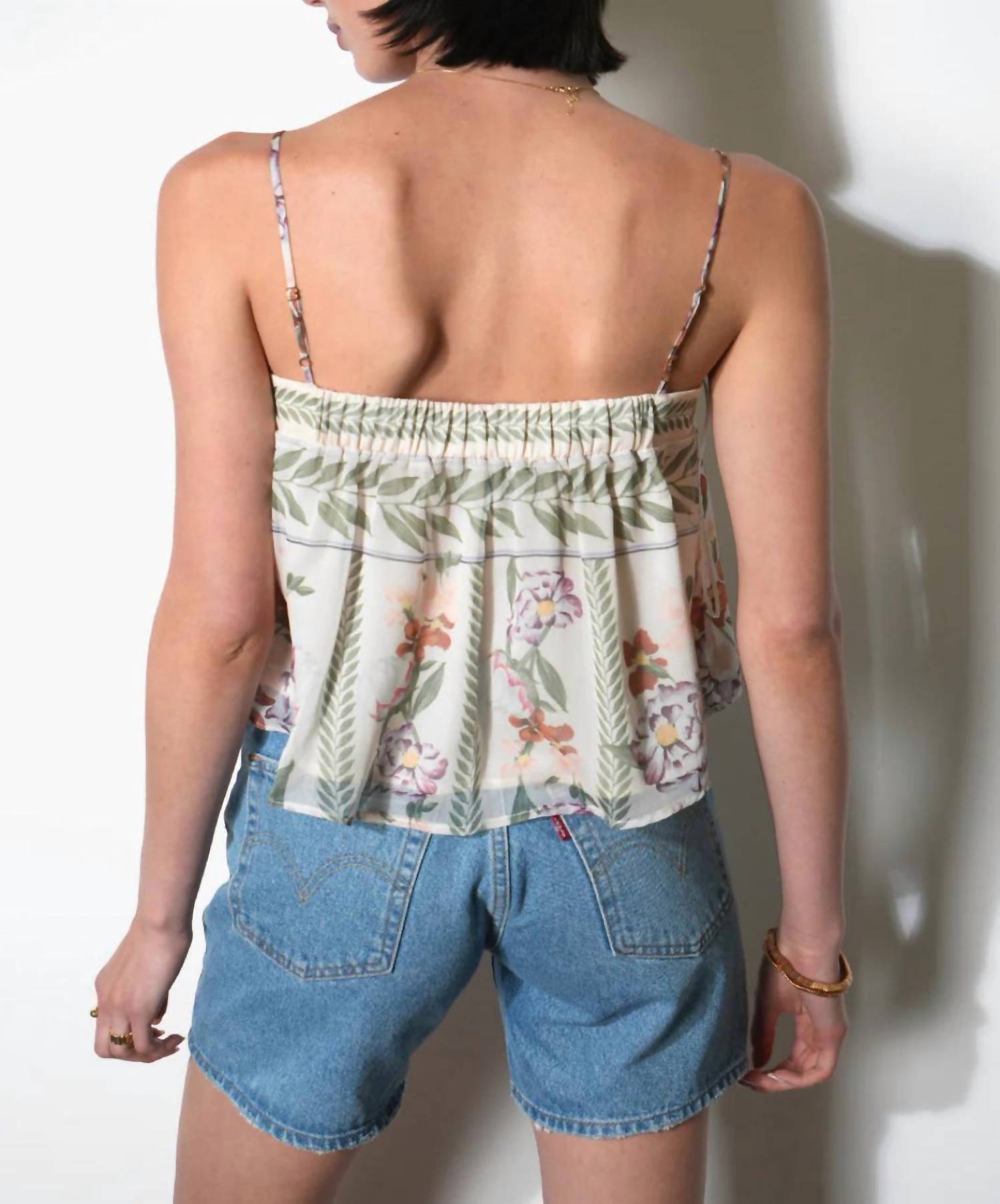 Greylin - TIE FRONT SLEEVELESS TOP