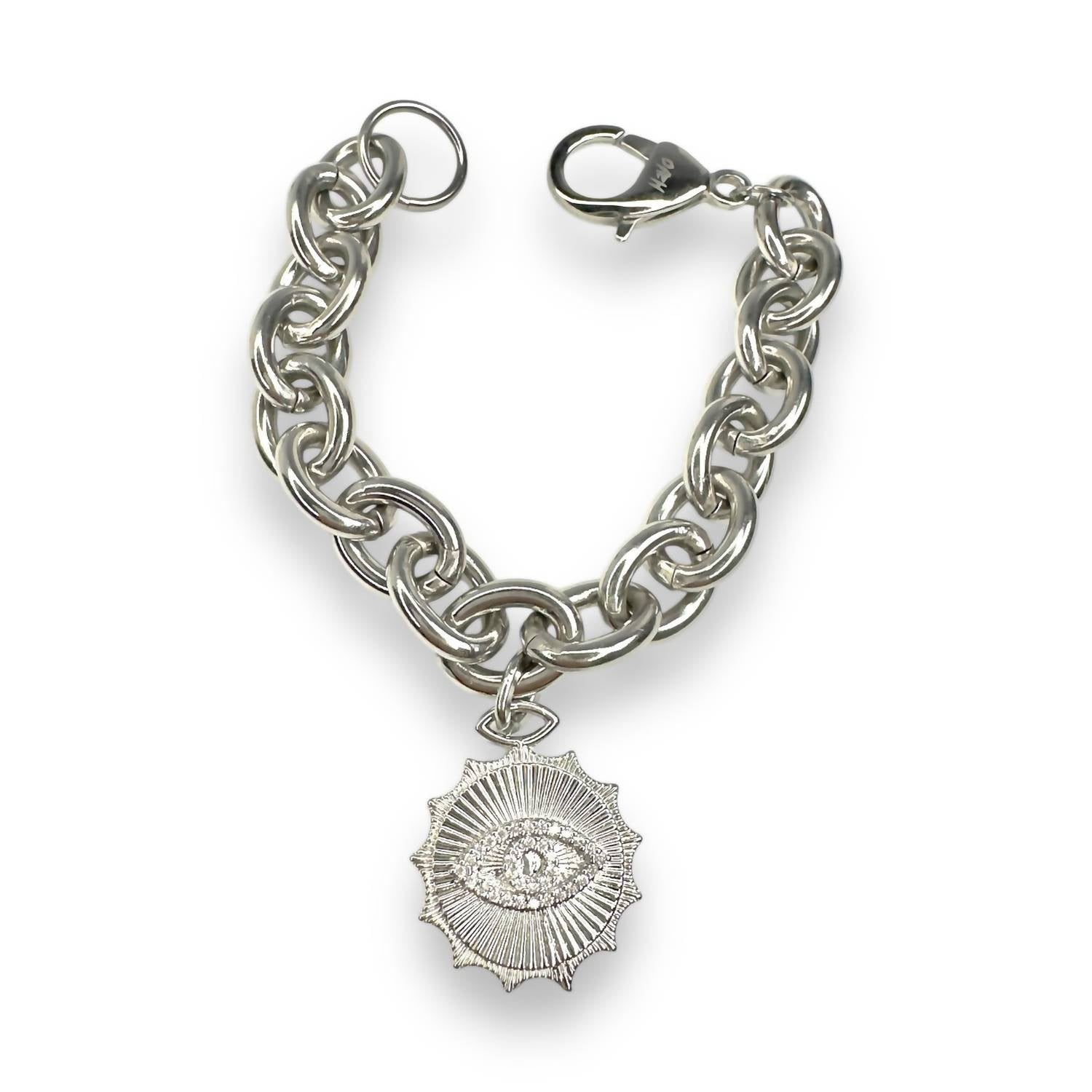 Jagged Halo Jewelry - Women's Tatiana Evil Eye Amulet Bracelet