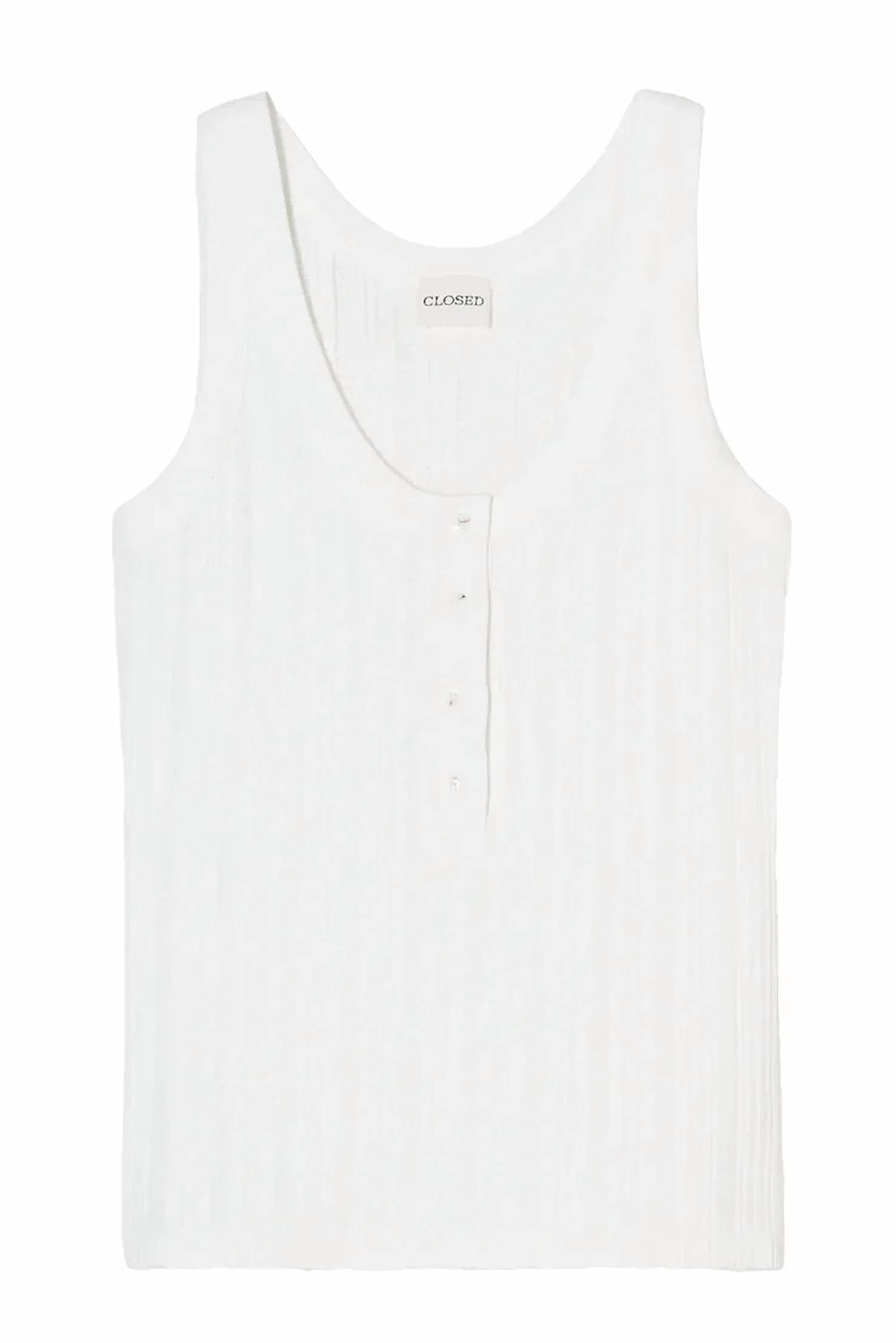 Closed - Half Placket Tank Top