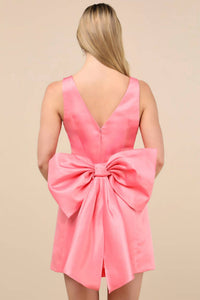 Lulus - Taffeta Bow Dress