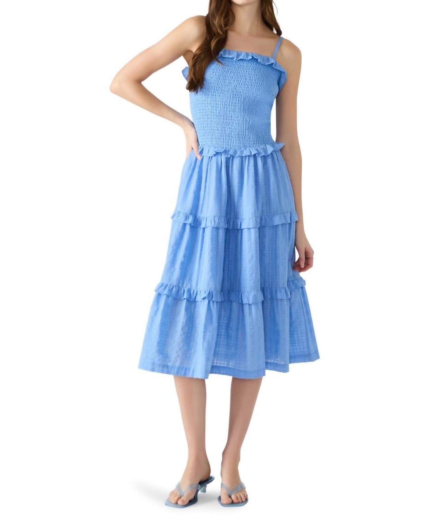 STEVE MADDEN Nash Dress in aurora blue 1 - women's dress