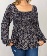 White Birch - Smocked Top