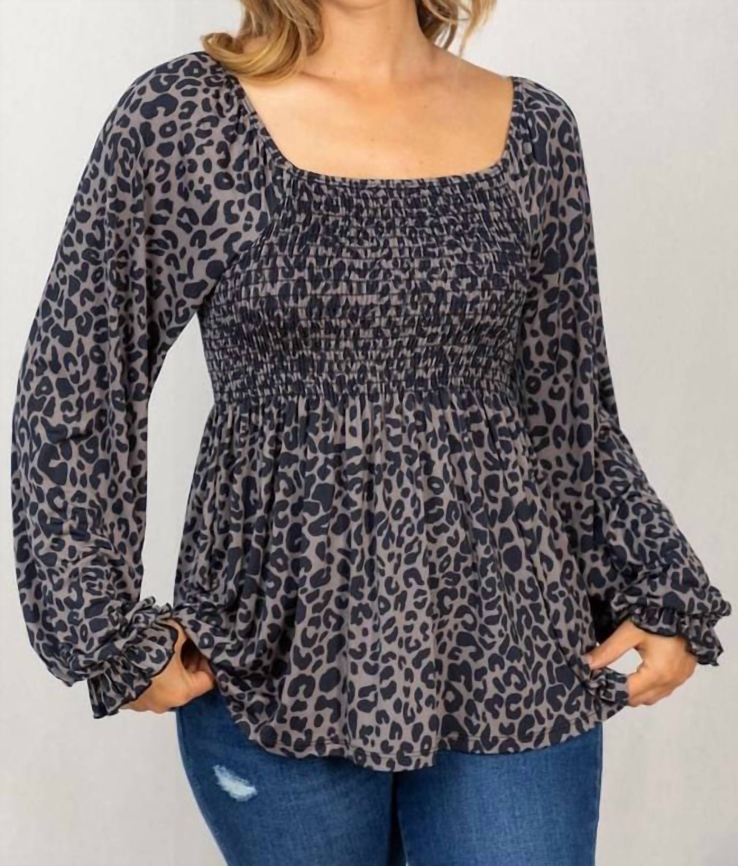 White Birch - Smocked Top