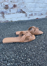 Matisse Women's Knot Square Toe Sandals in tan - women's sandal - alternate view