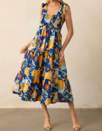 Meet Me In Santorini - Mediterranean Escape Dress