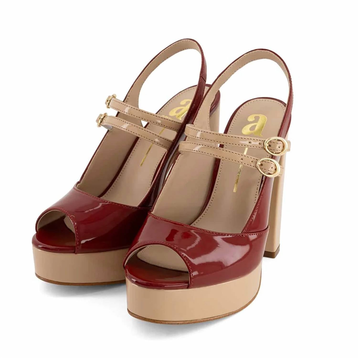 Andrea - Women's Mary-jane Heeled Sandals