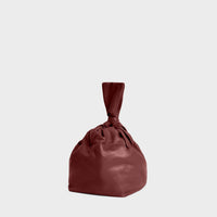 Lemiz - Women's Mariposa Twist Clutch Leather Handbag