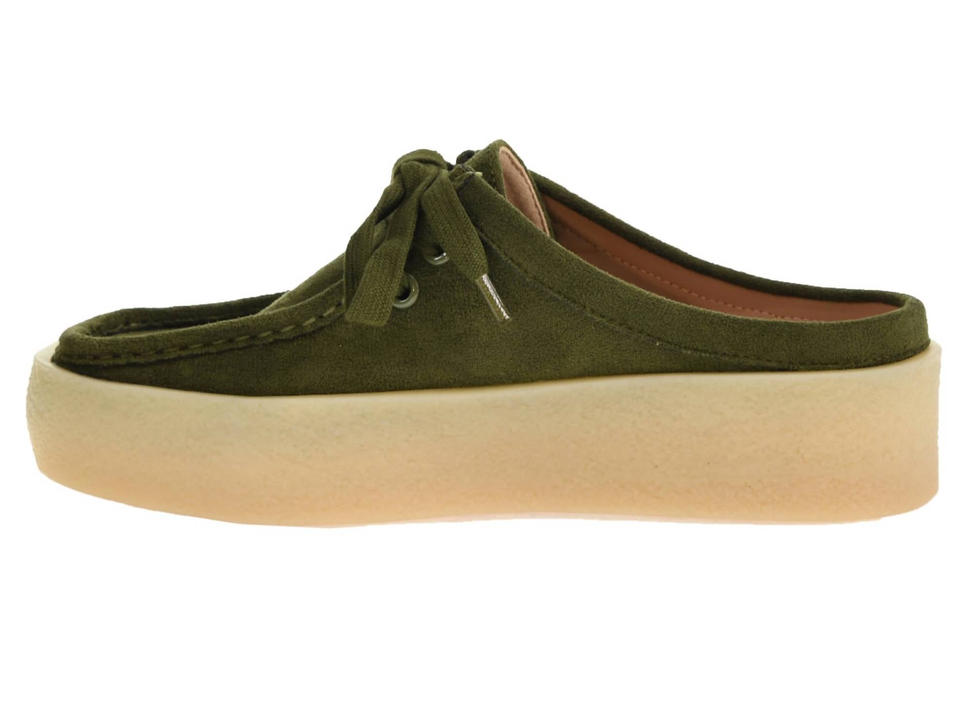 DIRTY LAUNDRY Women's Daybreak Slide Clog in olive - women's shoe - detail view