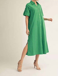 Jodifl - Women's Button Down Midi Dress