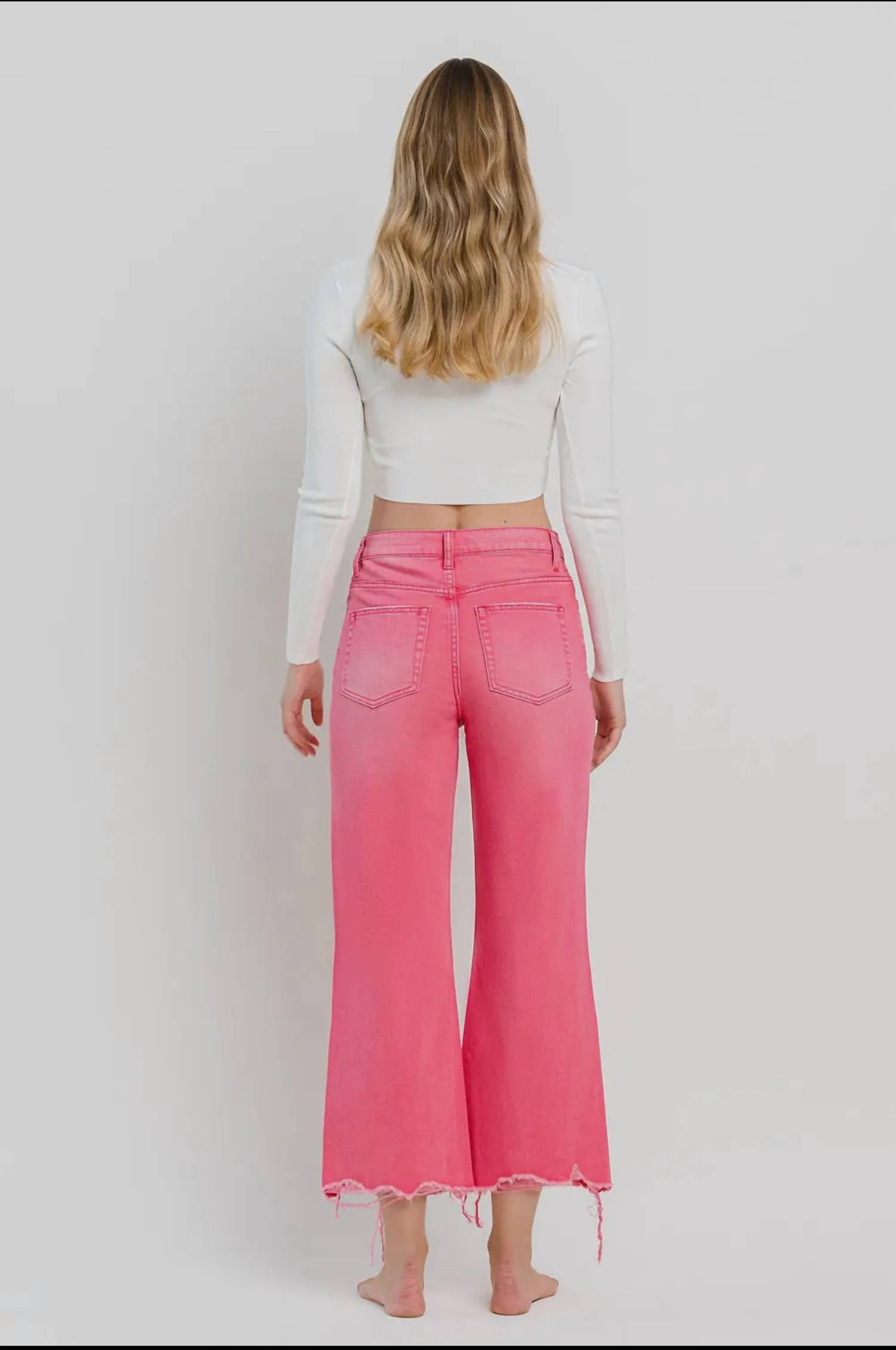 Vervet By Flying Monkey - 90's Vintage High Rise Crop Flare Jeans