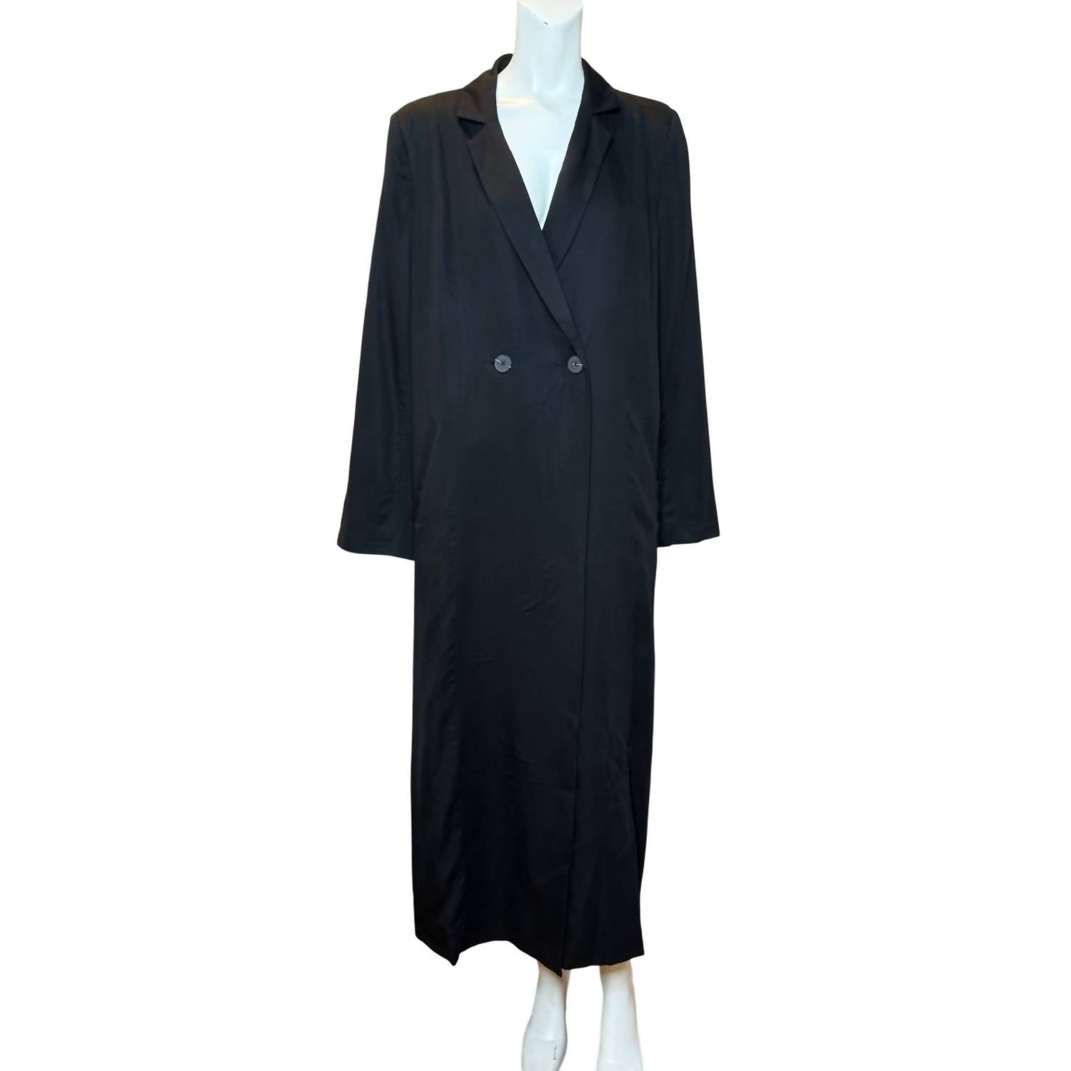 Grey Lab - Women's Double Breasted Long Coat