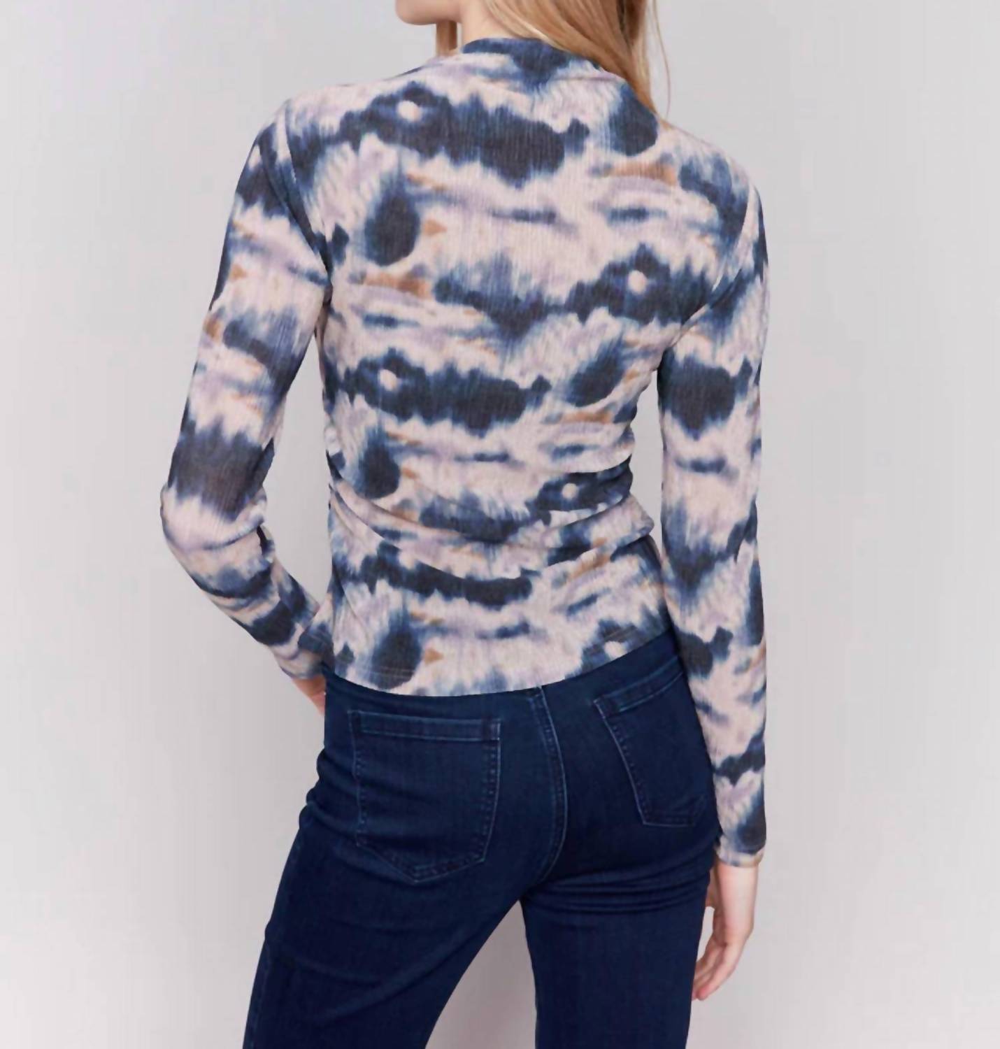 Charlie B - Mock Neck Knit Top