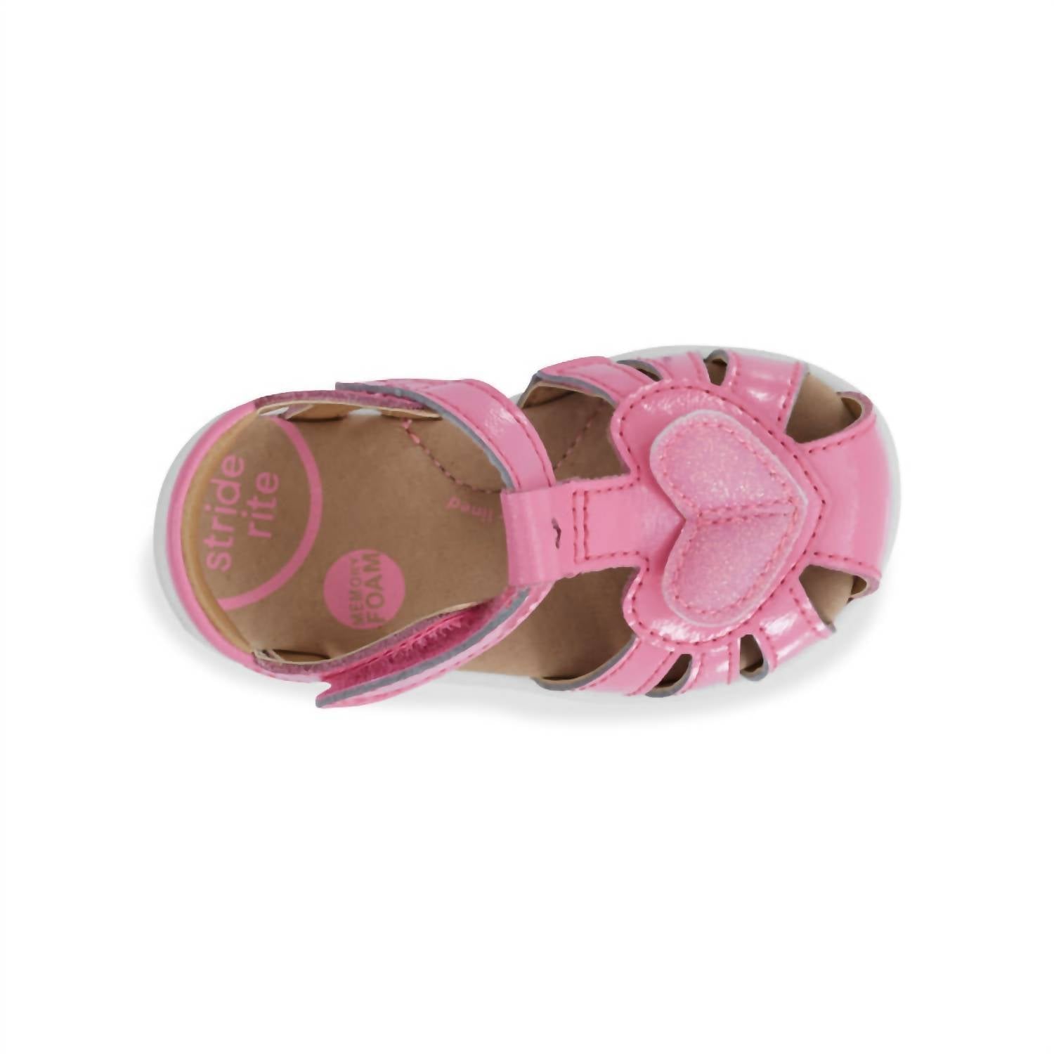 Stride Rite Kid's Zinnia Sandal in bright pink - kids' shoe - alternate view