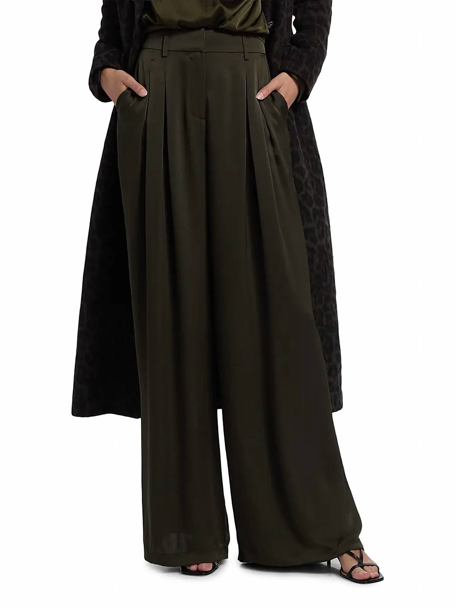 Ramy Brook - Oscar Pleated Wide Leg Pants