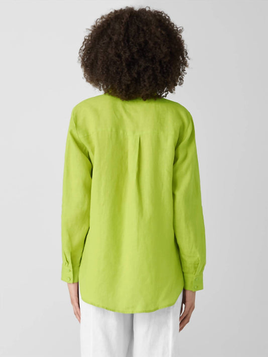 Eileen Fisher - chrts clsc collar long shirt