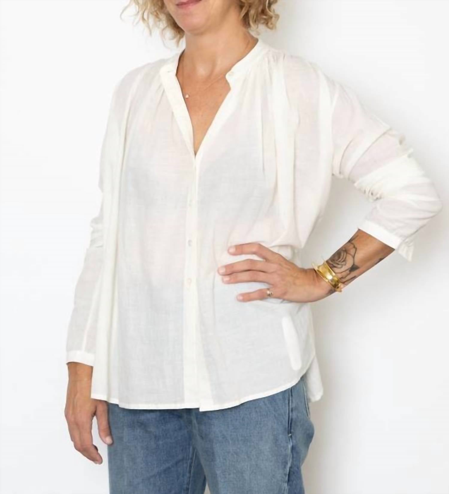 Mii Collection - 3/4 Sleeves Nathalie Blouse