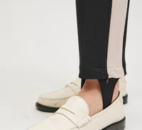 LUISA CERANO Stirrup Satin Pants in black - women's pants - alternate view