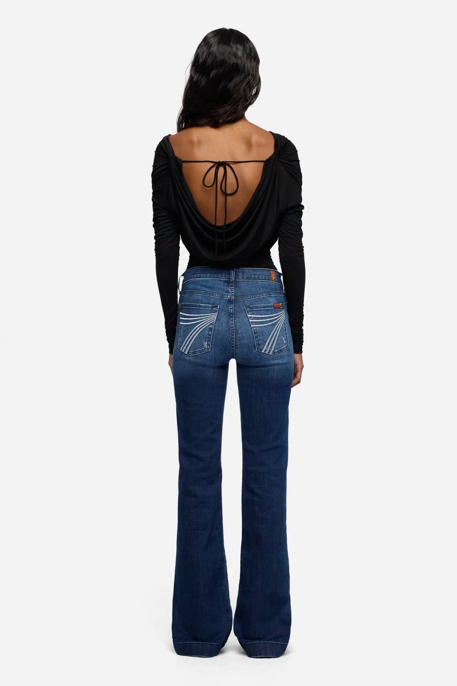 7 For All Mankind - Dojo Slim Illusion Mid-rise Jean