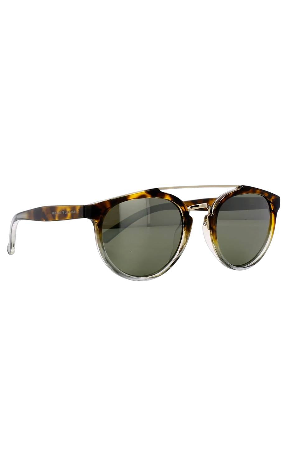 Remo Tulliani Women's Trust Sunglasses in tortoise fade mirror lens - women's accessory