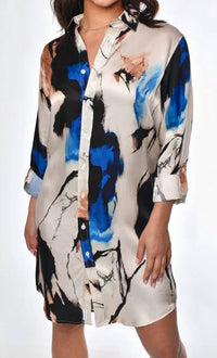 Emily Phillips - Splatter Tencel Girlfriend Mini Dress