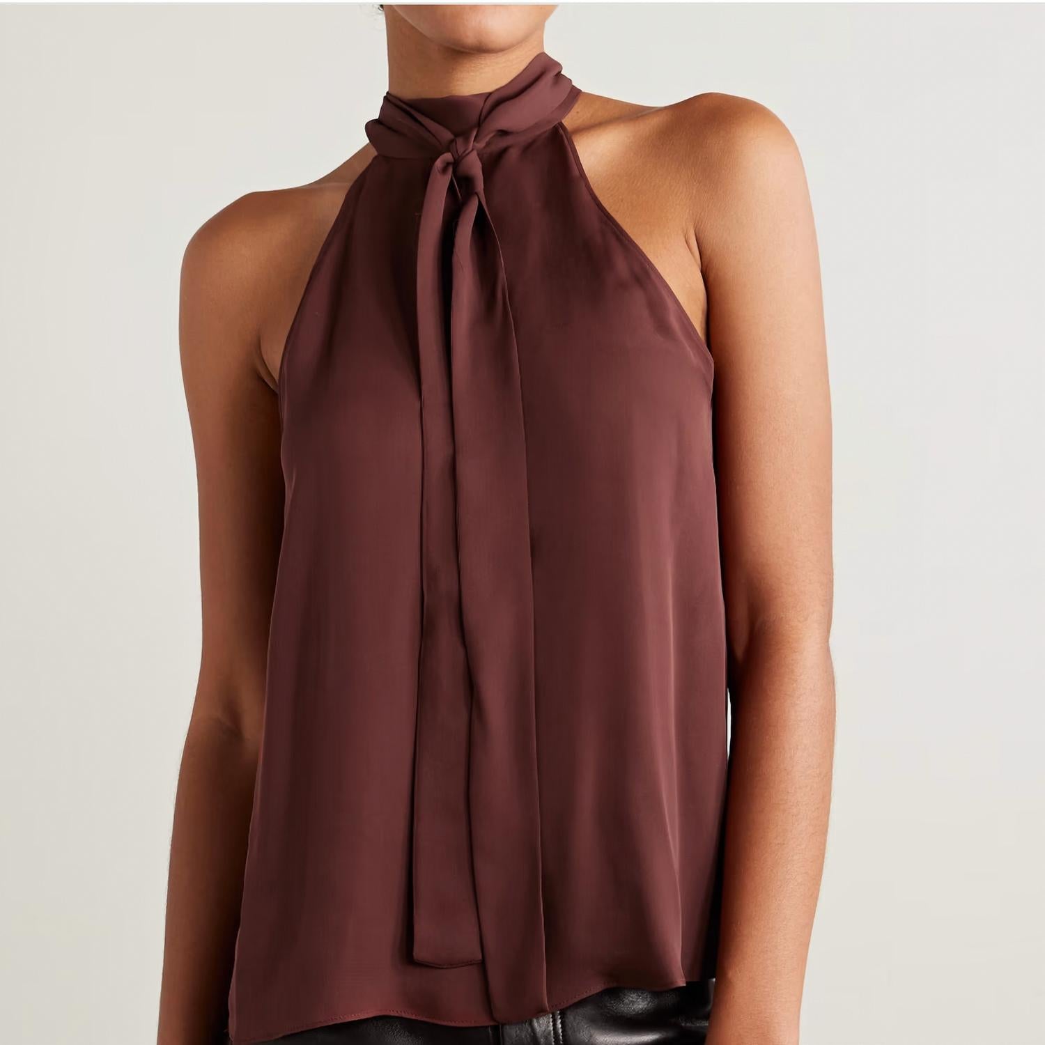 Nili Lotan - Women's Alla Silk Halter Top