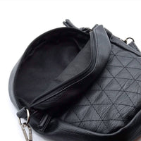 Selini New York - Women's Vegan Leather Diamond Quilt Mini Crossbody Bag