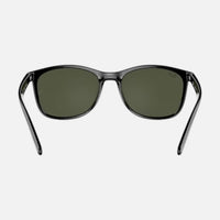 Ray Ban - Men's Square Sunglasses Polished Black Nylon Frame