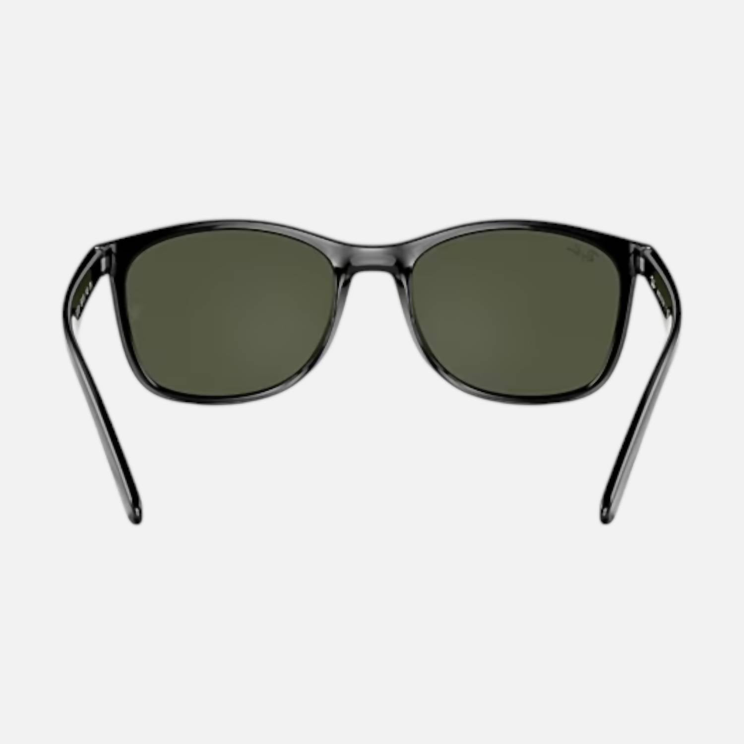 Ray Ban - Men's Square Sunglasses Polished Black Nylon Frame