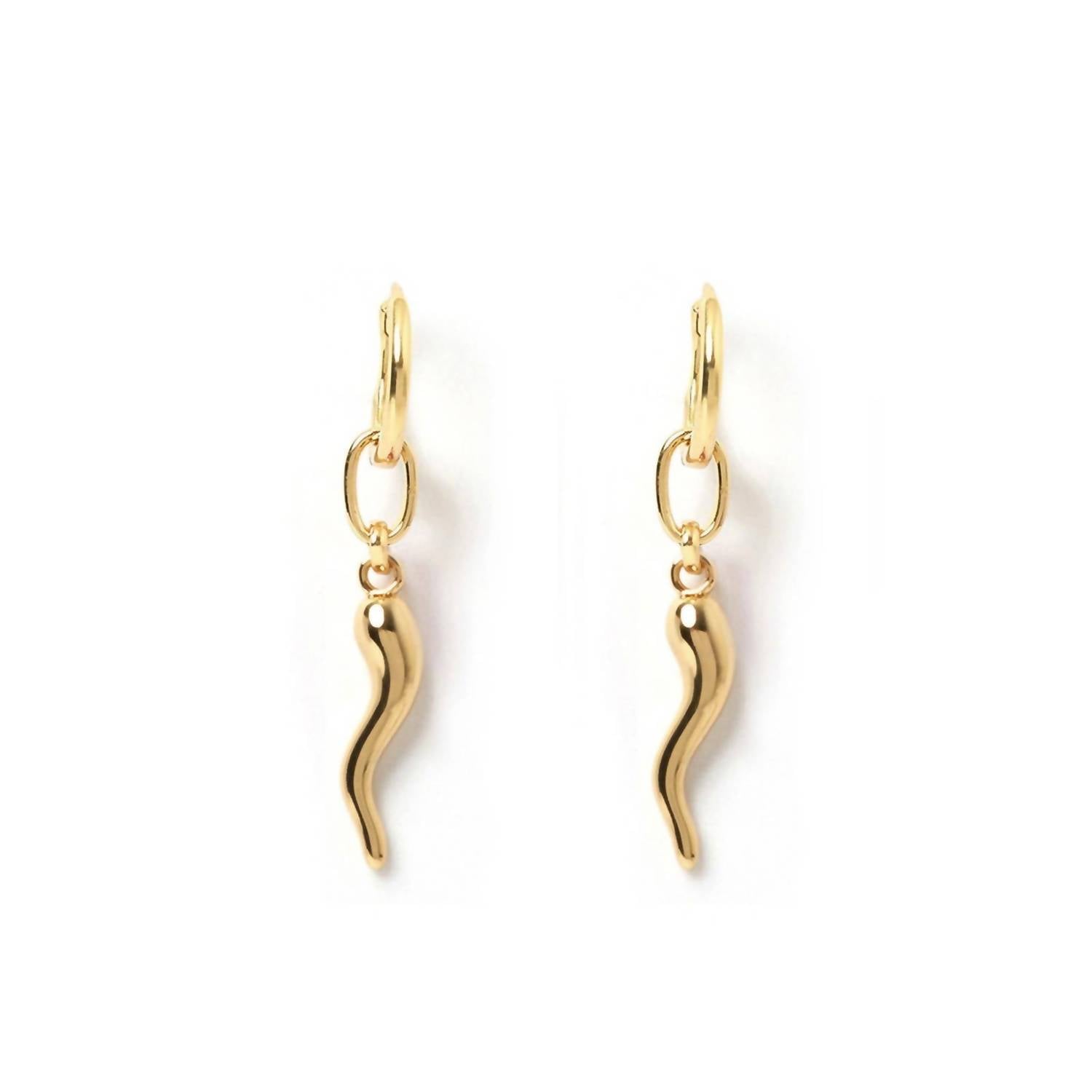 Arms Of Eve - Women's Cornicello Charm Earrings