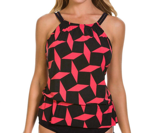 Magicsuit - Gridlock Jodi High Neck Underwire Tankini Top