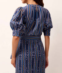 Marie Oliver - Adina Short Puff Sleeves Top