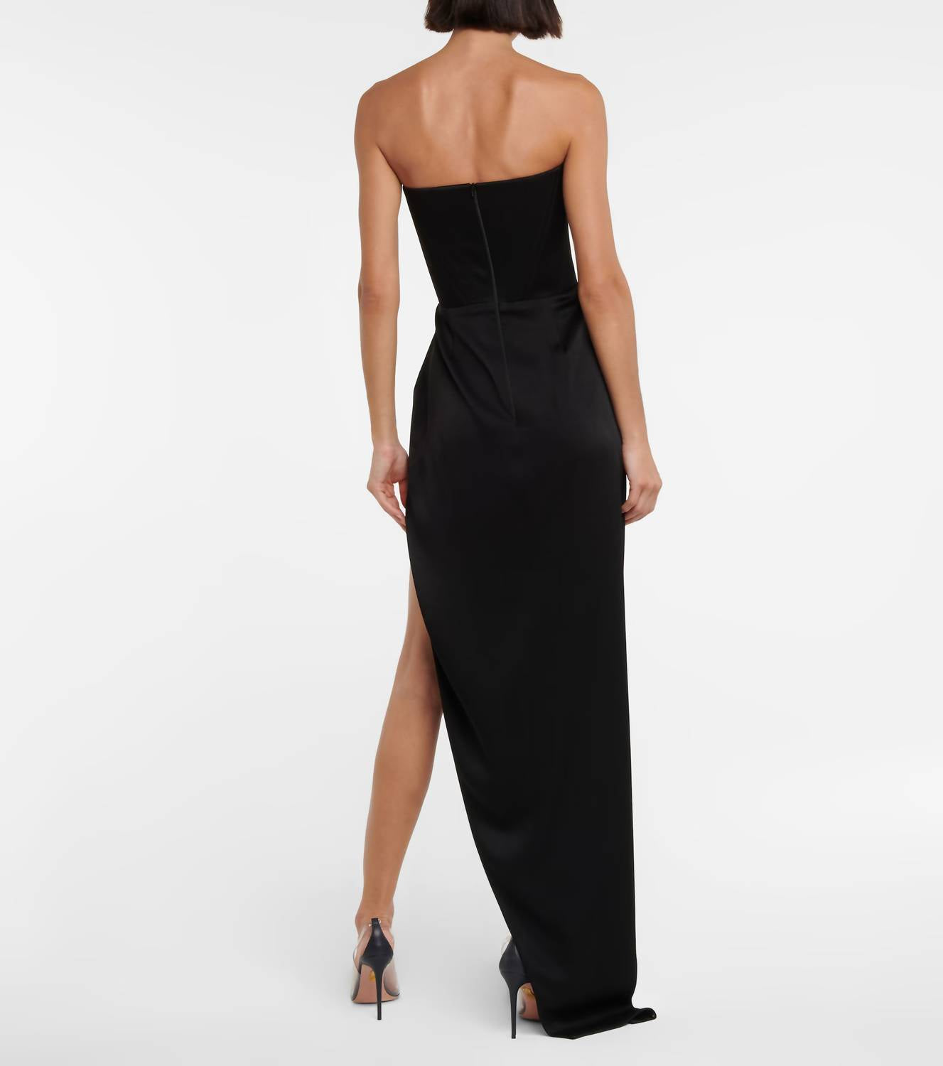 Alex Perry - Ledger Strapless Satin Gown