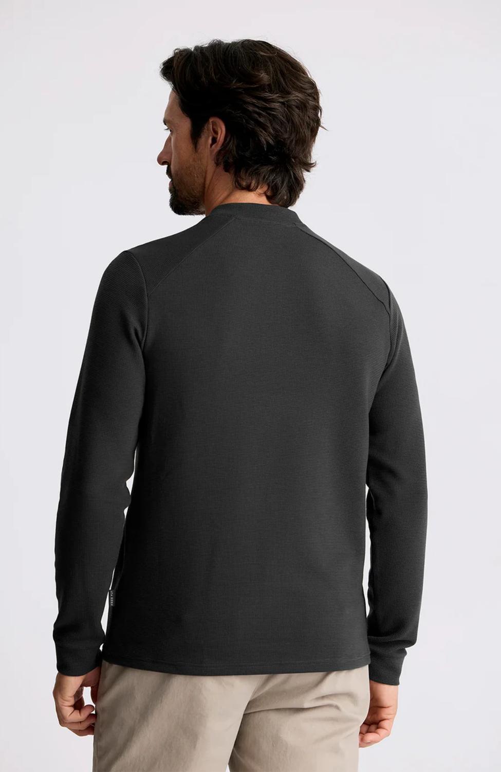 Free Fly - Waffle Long Sleeve Henley Top