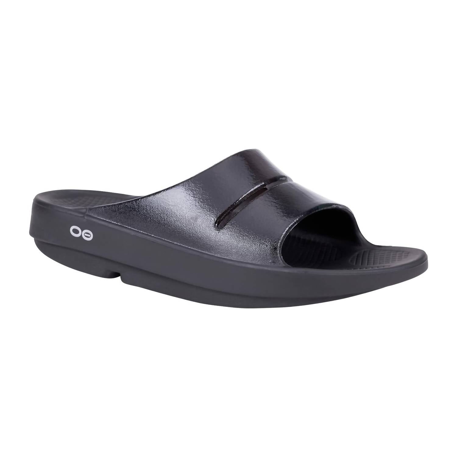 OOFOS Women's Sports Sandals in black rock - women's sandal