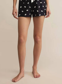 Z Supply Delia Ghost Short in black - women's shorts