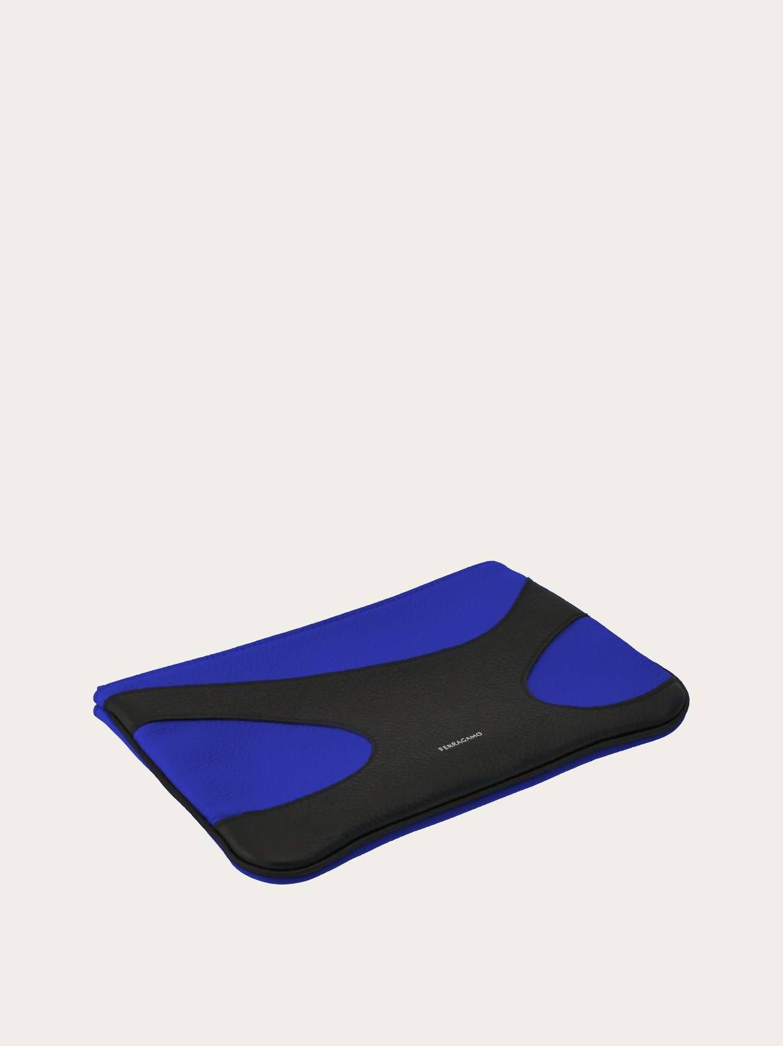 Salvatore Ferragamo - Men's Cut-out Detail Leather Pouch Phone Case