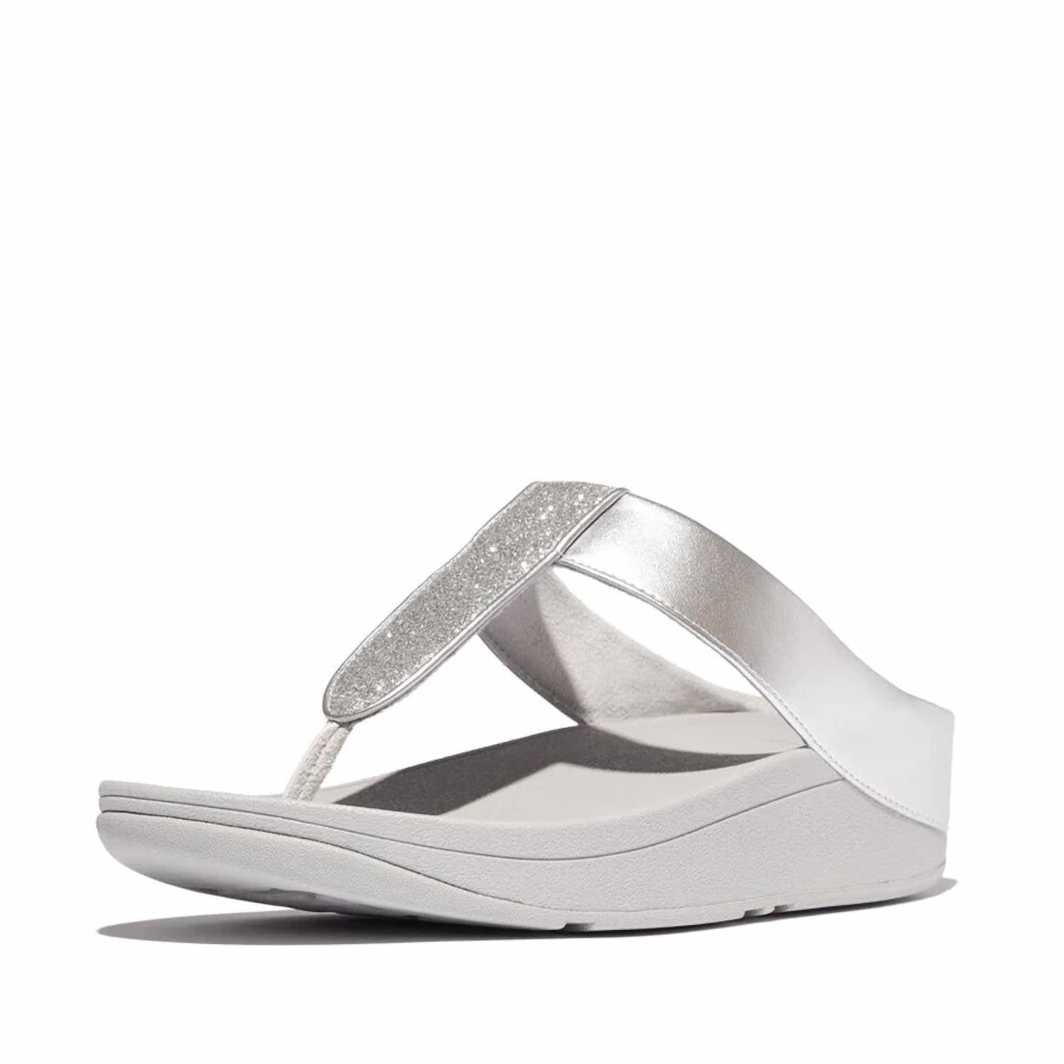 Fitflop - Women's Fino Glitterdust Metallic Toe-post Sandals