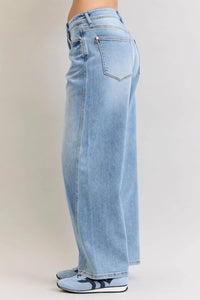 Judy Blue High Waisted Wilhelmina Rigid Magic Jeans in light blue - women's jeans - view 4