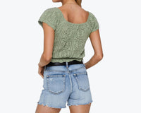 Another Love - American Honey Cropped Top