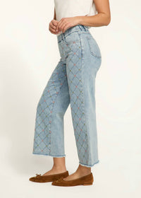 Fdj - Pull-on Wide Leg Crop Jeans