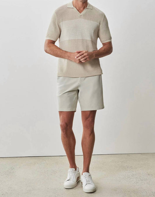 Robert Barakett - Orion Open Collar Knit Polo Sweater