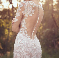 Lillian West Laser Cut And Venice Lace Fit And Flare Dress in nude ivory nude - women's dress - view 4