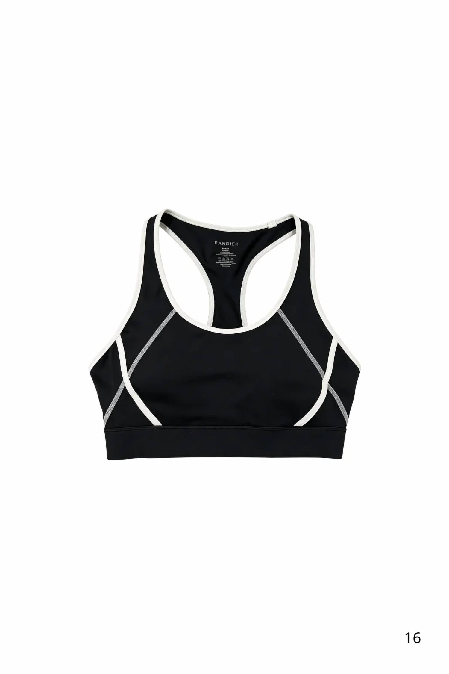 Bandier - Center Stage Contrast Seam Bra