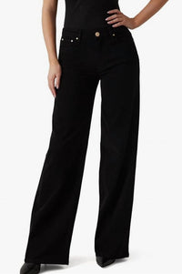 Guess Sexy Palazzo Relaxed Fit Mid Rise Jeans in cachemire black - women's jeans - view 6
