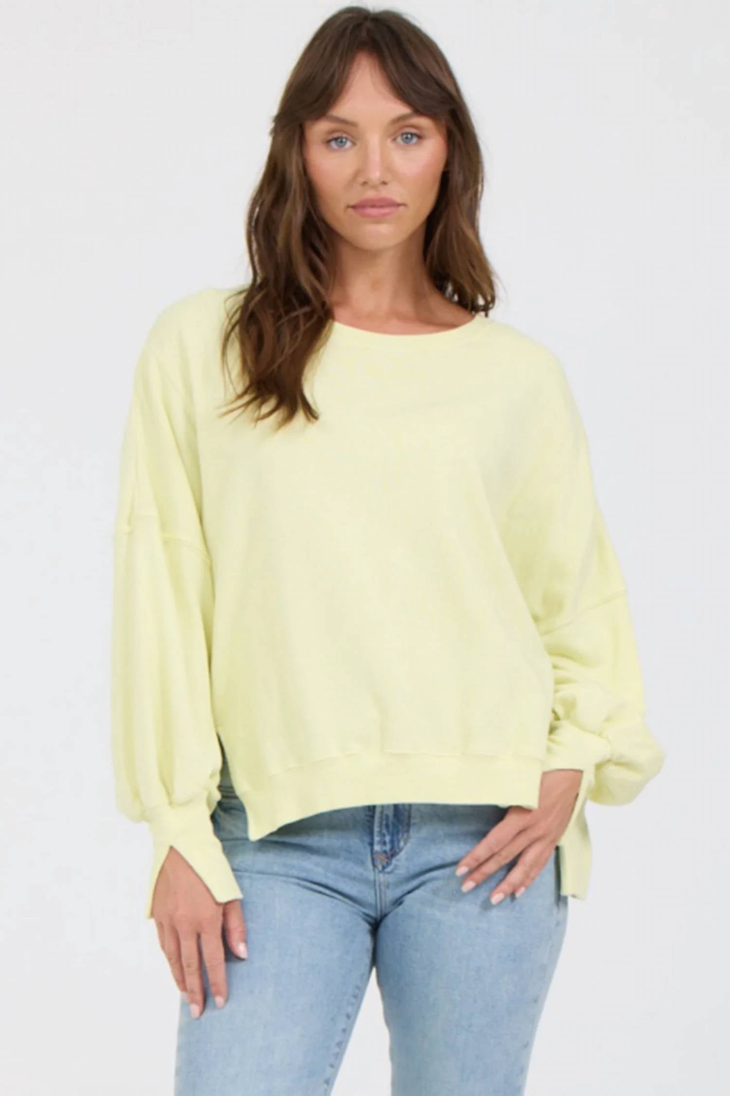 Dear John Denim - Trenton Balloon Sleeves Sweater