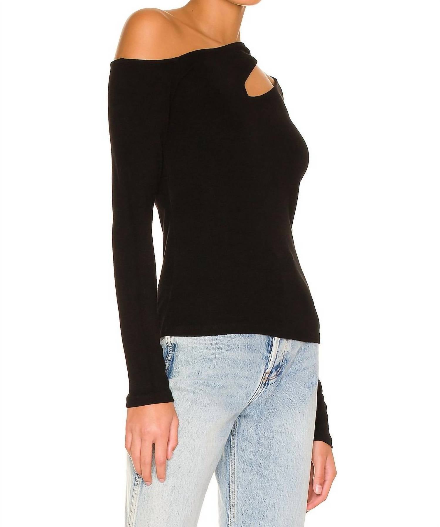 Velvet By Graham & Spencer - Rosalina Cut Out Top