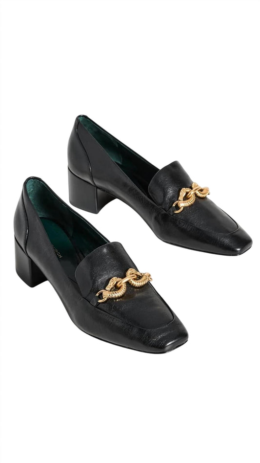 Tory Burch - Women's Jessa Leather Heeled Loafer