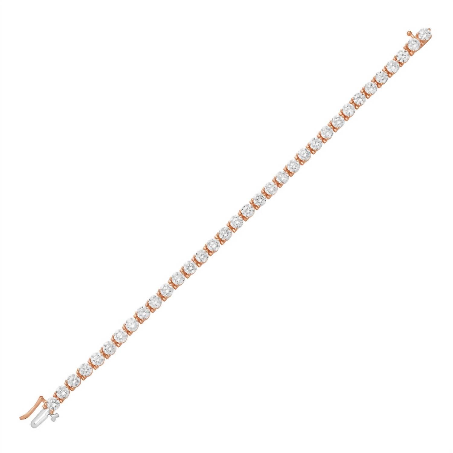 Diana M Jewels - Women's Round Lab-Grown Diamond Jewelry Bracelet (42.00 Ct) - Signature