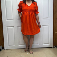 Cozy Co. - Pleated Bodice Half Bubble Dress