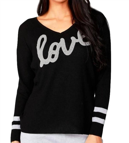 Love V-Neck Pullover